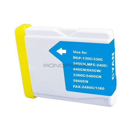 Monoprice compatible Brother LC51C inkjet- cyan 9607